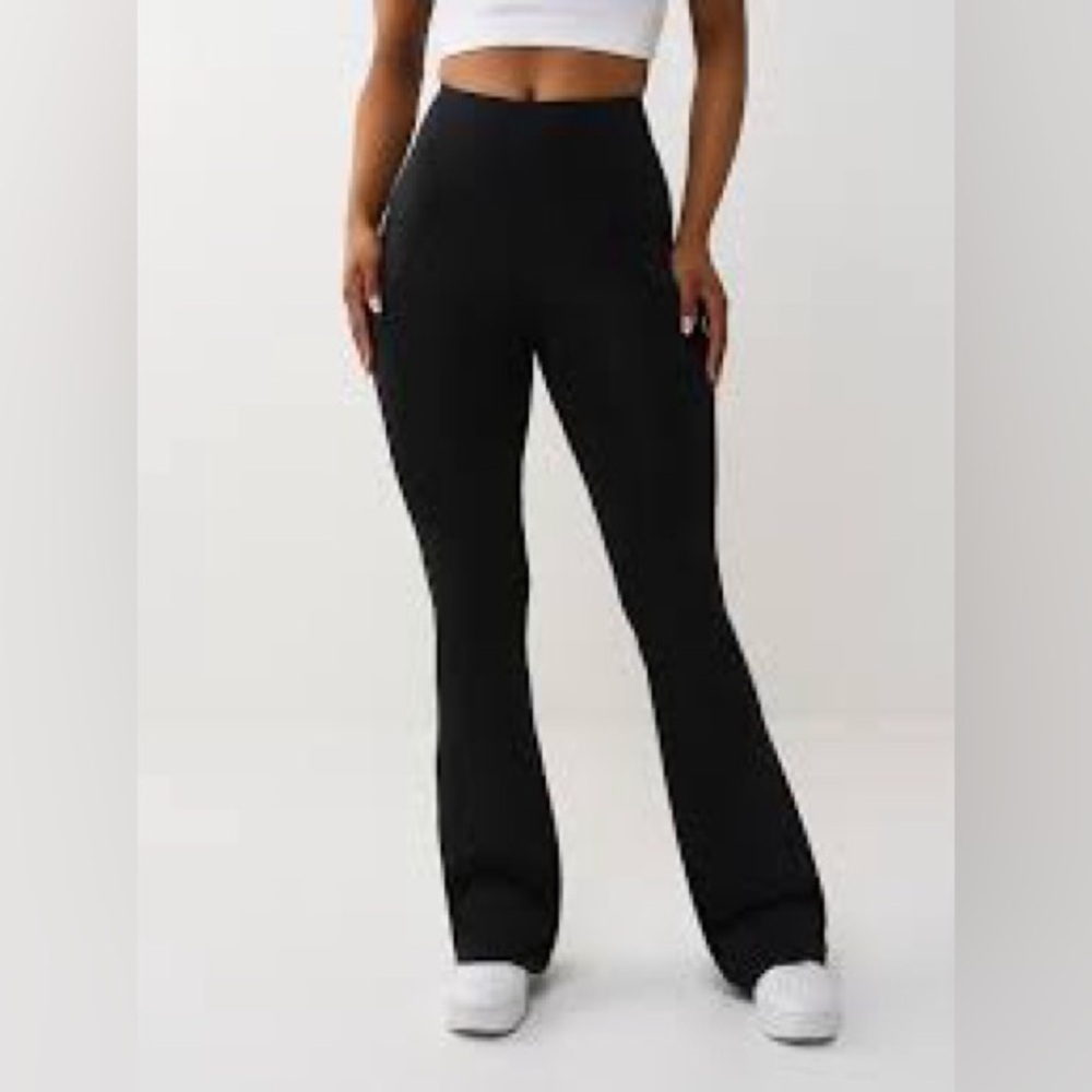 True Religion Black Boot Cut Pants A0498
